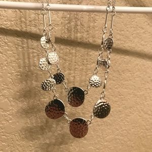 Kohl's silver pendant necklace.